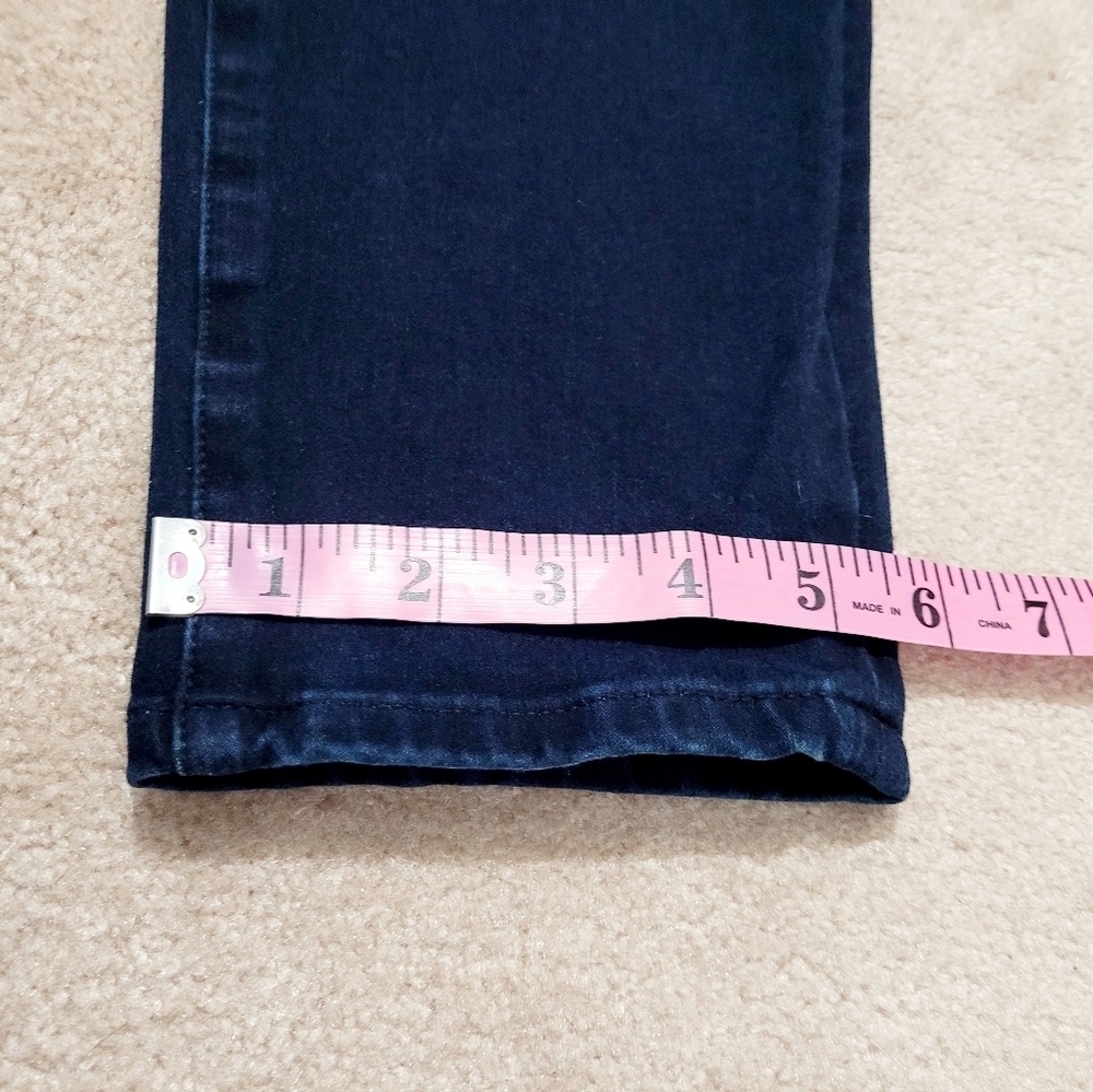 Liverpool Jeans Company Denim Legging Pull On Jeans Womens Size 10P Dark Wash - Picture 10 of 14
